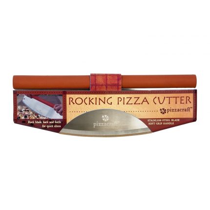 Нож для пиццы - полумесяц с мягкой ручкой