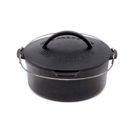 Духовка голландская чугунная Big Green Egg, 5.2 л для грилей - XXL,XL,L,M