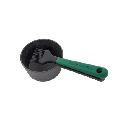 Сотейник чугунный Big Green Egg с кисточкой для грилей - XXL/XL/L/M/MX